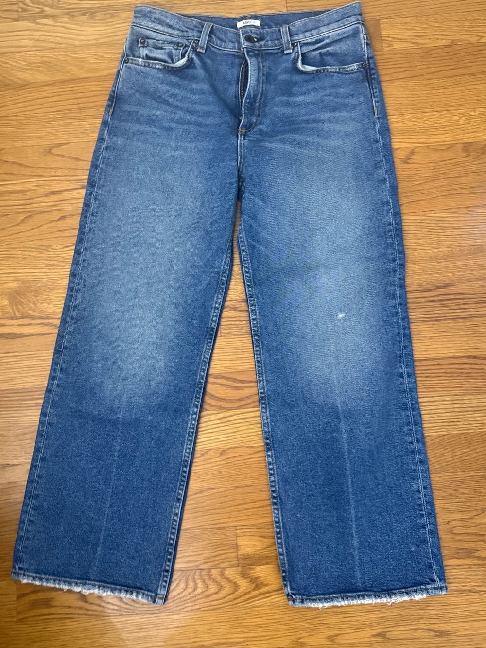 Askk - Straight-Leg Blue Denim Jeans